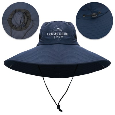 Wide Brim UV Protection Sun Bucket Hat