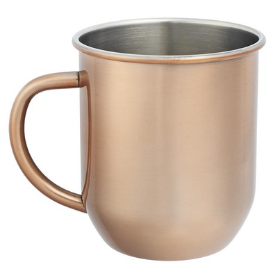 Stainless Steel Copper Coated Moscow Mule Mugs 16 oz