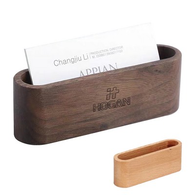 Wood Business Card Holder