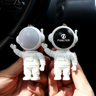 LED Light Astronaut Keychain Phone Pendant Bag Keyring Bag Pendant Charm Accessories