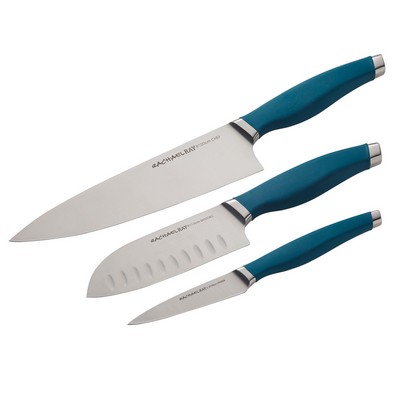 Rachael Ray 3Pc Assorted Cutlery Set Teal