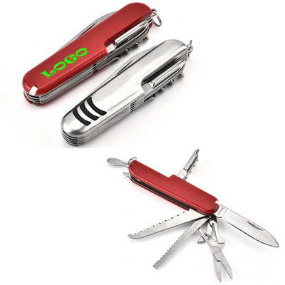 Multifunctional Stainless Steel Mini Swiss Pocket Knife