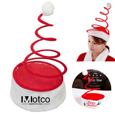 Coil Spring Christmas Cap