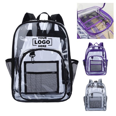 Clear Heavy Duty PVC Backpack