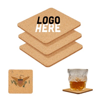 Square Cork Coaster