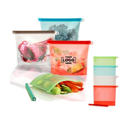 30oz Silicone Reusable Food Storage Bags Airtight Seal