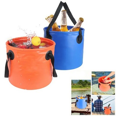 5 Gallon Pvc Anti Seepage Collapsible Bucket For Outdoor