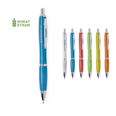 Eco-Wheat Straw Ballpoint Pen