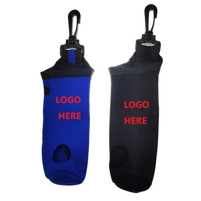 Neoprene Golf Ball Carry Bag Tee Holder Sleeve