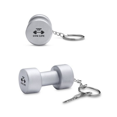 Prime Line Dumbbell Shape Stress Ball Keychain