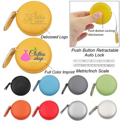 PU Leather Measuring Tape-Round