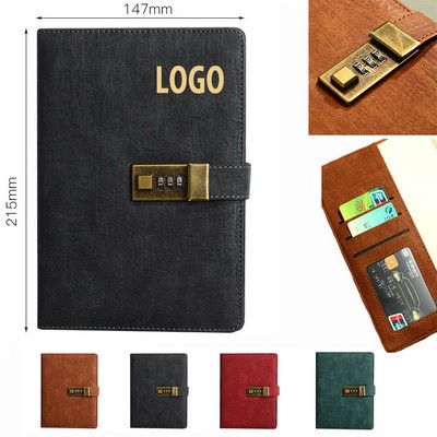 A5 Pu Leather Journal Notebook