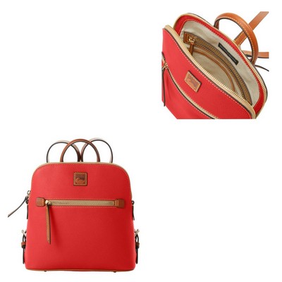 Dooney & Bourke Red Pebble Grain Backpack