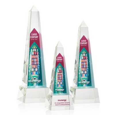 Master Obelisk VividPrint™ Award on Base - Clear