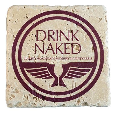 4" Travertine Coaster