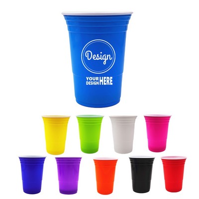 16 oz Reusable Plastic Party Cup