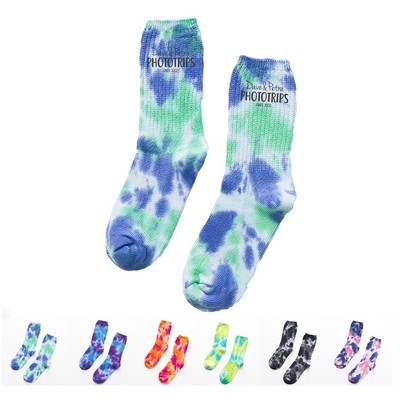 Cotton Tie Dye Tube Socks