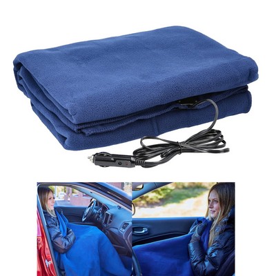 Electric Heated Car Blanket for Winter Travel