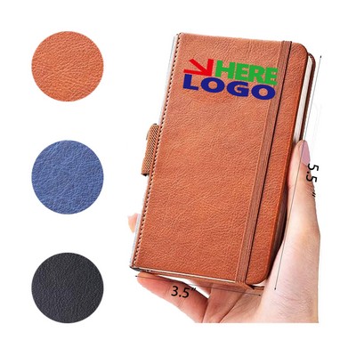 3.5" x 5.5" Pocket Notebooks Hardcover Mini Journal Notepad Notebook