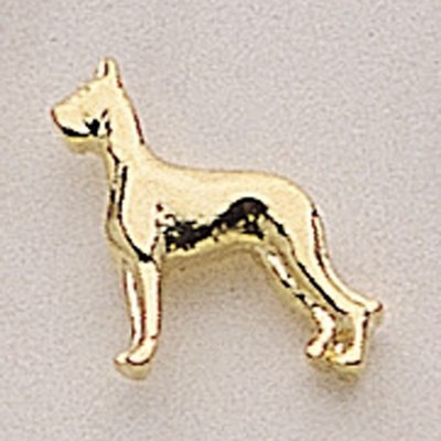 Great Dane Dog Marken Design Cast Lapel Pin (Up to 3/4")