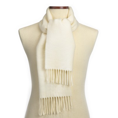 Ivory Acrylic Scarf