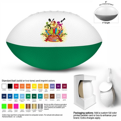 Football 5-Pee Wee-White Top