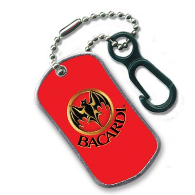 Full Color Dog Tag w/ Backpack Clip