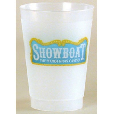 8 Oz. Frost Flex Plastic Cup (Silk Screen Printing)