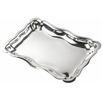 6" Scalloped Chippendale Tray