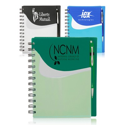 Spiral Notebooks w/ Front Pocket