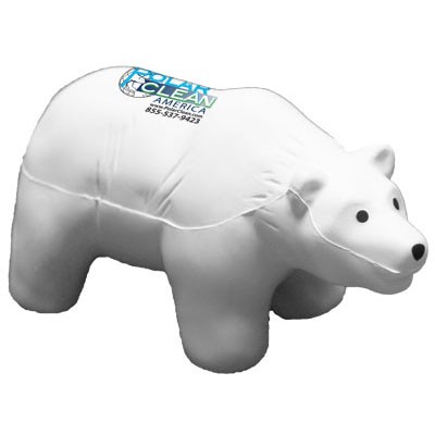 White Polar Bear Stress Reliever