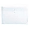 Smoke Gray Poly Envelope w/Button String Closure (13" x 9 ¾" x 1 1/8")