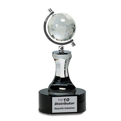 Spinning Crystal Globe Award