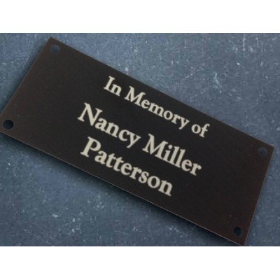 Aluminum Name Plates 2"x8"