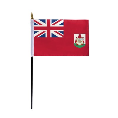 Bermuda Stick Flags 4x6 inch