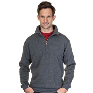 Quarter Zip Pre Washed Sweatshirt (Union Made)