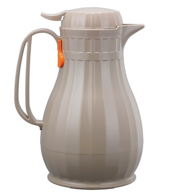 Eco-Serv™ 1.3 Liter Latte Beige Plastic Carafe Server