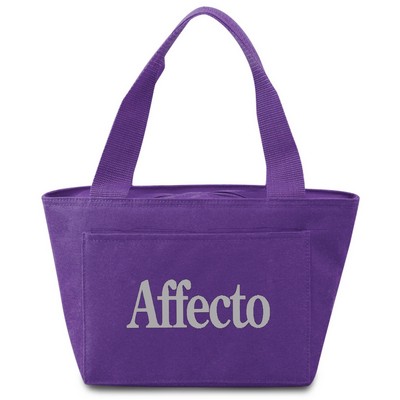 Sporty Cooler Tote--Purple (1-Color Imprint)