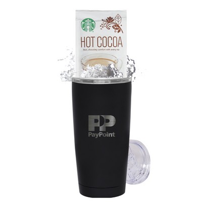 Laser Etched Tumbler with Starbucks Cocoa