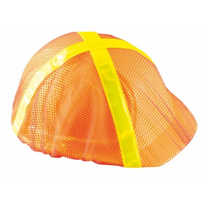 High Visibility Hard Hat Cover w/Regular Front Brim