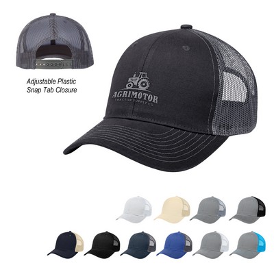 Cotton Twill Mesh Back Cap