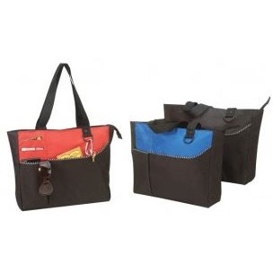 Poly Tote Bag with Zipper