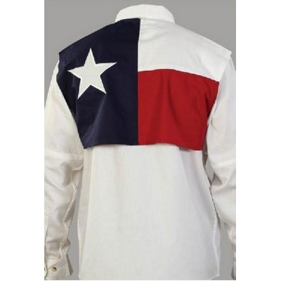 Tiger Hill Texas Flag Fishing Short Sleeve Shirt