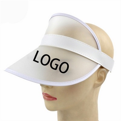 Clear Plastic Sun Visor Hat