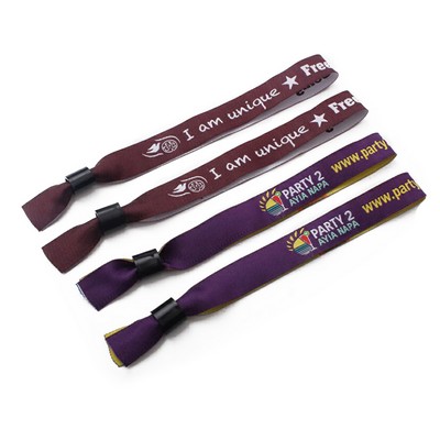 Colorful Disposable Wish Bracelet W/ Sliding Card