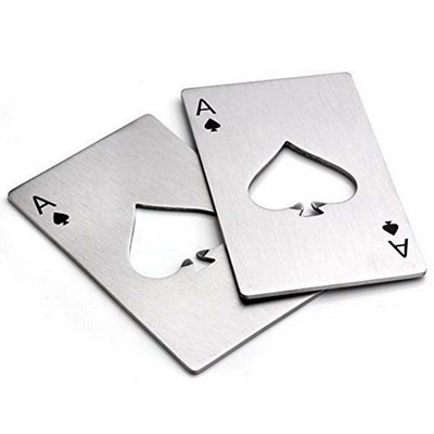 Poker Card Bottle Opener