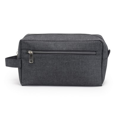 Heather Two Zipper Toiletry Bag