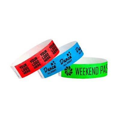 Tyvek Printed Wristband (3/4"x10")