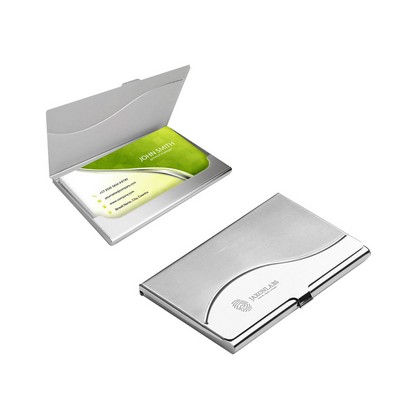 Wavy Mirror Business Card Holder