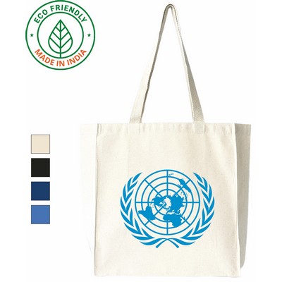 Promotional Canvas Grocery Tote Bag Eco Friendly Natural